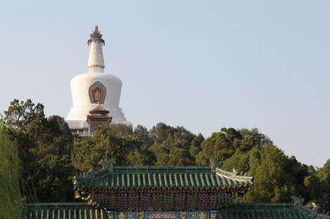 the White Pagoda in Beihai Park