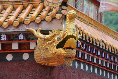 ornamentation at Jingang Temple