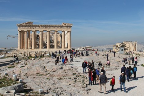 The Parthenon on the Acropolis