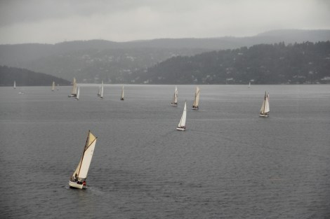historic sailing ships on the Oslofjord