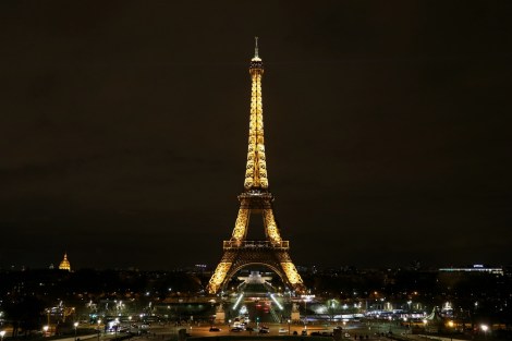 Eiffel Tower at night