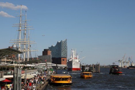 Elbphilharmonie at Hamburg harbour