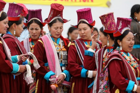performers at the Ladakh Festival