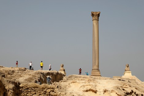 Pompey's Pillar in Alexandria