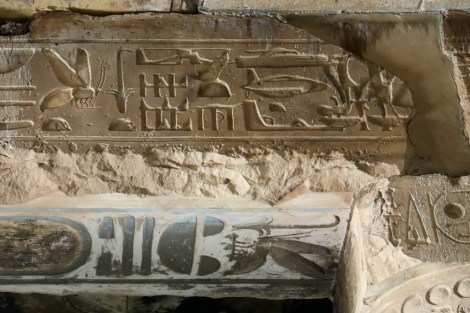 hieroglyphs resembling modern vehicles such as a helicopter and a submarine